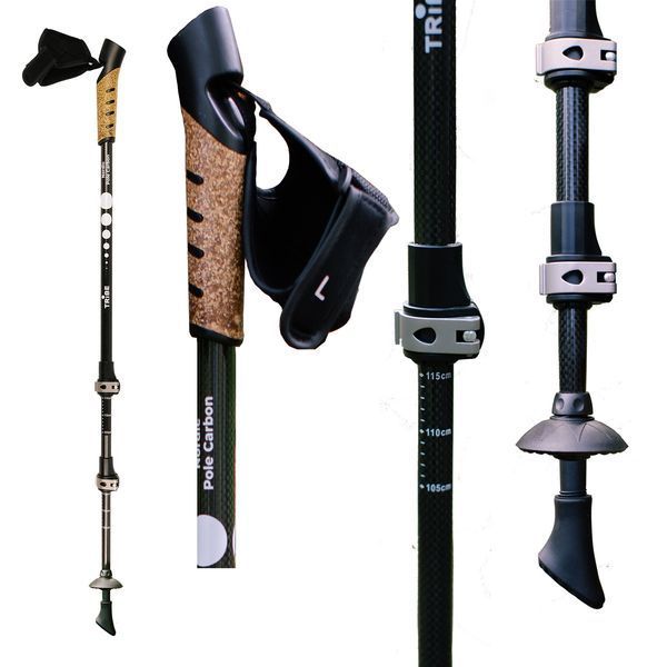 Tribe Nordic Pole Carbon T-ME-0023-white фото